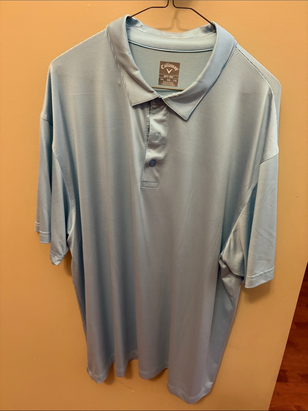Callaway Light Blue Men's Polo Performance Shirt